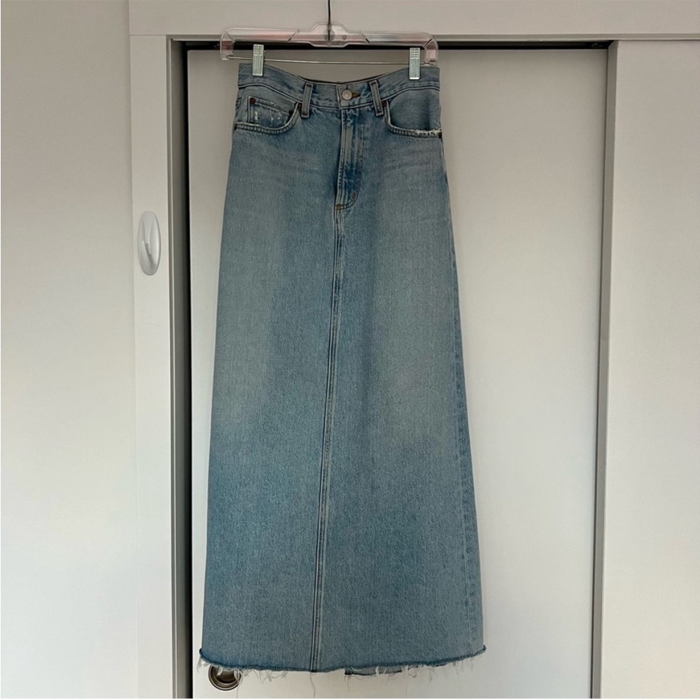 Agolde Hilla denim skirt